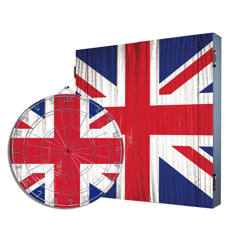 British Flag Cabinet Combo