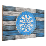 Blue Wood Plank Backboard Combo