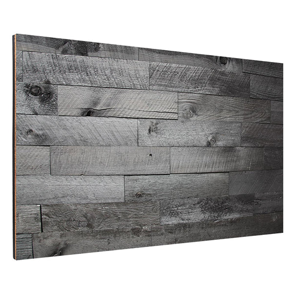Gray Wood Plank Backboard