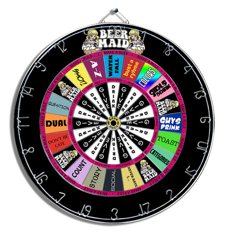 Beer Maid Dart Board